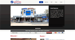 Desktop Screenshot of hotelnavjivan.com